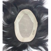 Silk skin Base Mens Toupee/ Gents Wig  7"X5"